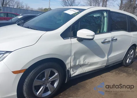 2019 Honda Odyssey Ex-L z USA, uszkodzony, nr VIN 5FNRL6H77KB030085